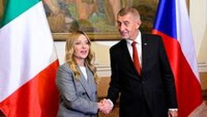 Meloniová v Praze: S Babišem proberou drahá paliva i ekonomickou spolupráci Meloniová v Praze: S Babišem proberou drahá paliva i ekonomickou spolupráci