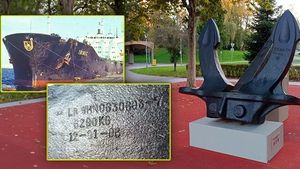 Město ocelářů řeší záhadu: Kotva z lodi Třinec, nebo z „Temu'?