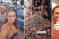 Míša a Jirka uklízí ulice v Hondurasu: Jen za první den nasbírali přes pět set kilo odpadu!