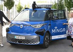 Mnichov testuje autonomní Volkswageny ID. Buzz. Zatím bez pasažérů Mnichov testuje autonomní Volkswageny ID. Buzz. Zatím bez pasažérů