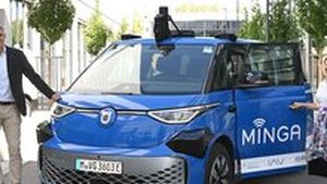 Mnichov testuje autonomní Volkswageny ID. Buzz. Zatím bez pasažérů Mnichov testuje autonomní Volkswageny ID. Buzz. Zatím bez pasažérů