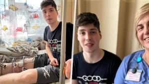 Mychajlo (17) pomáhal ukrajinským vojákům a málem přišel o nohu: Zachránila ho komplikovaná operace