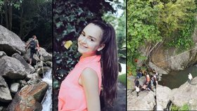 Turistka Nane-Iosana Bodeová (†23) si chtěla udělat selfie a zřítila se z vodopádů. Na místě zemřela.