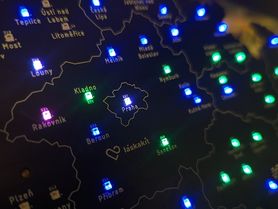 Naprogramovali jsme radarovou mapu Česka. Ukáže, kde právě prší a můžete si ji dát i na zeď