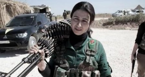 Nasrin Abdallah je odhodlaná bojovat s Islámským státem dál.