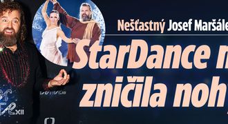 Nešťastný Josef Maršálek ze StarDance: Zčernaly mu palce na nohou!