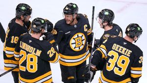 NHL ONLINE: Pastrňák se Zachou hrají na ledě Los Angeles. V akci také Gudas a Hertl