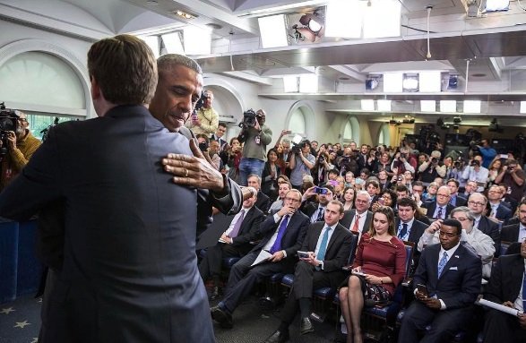 Poslední snímky Baracka Obamy ve funkci prezidenta USA