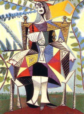 Žena v zahradě, Pablo Picasso