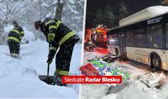 ONLINE: Sněhová kalamita v Česku! Komplikace v dopravě, domácnosti bez proudu. A sněžit má dál. Sledujte radar Blesku