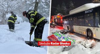 ONLINE: Sněhová kalamita v Česku! A přijdou mrazy, bude až -16 stupňů. Sledujte radar Blesku