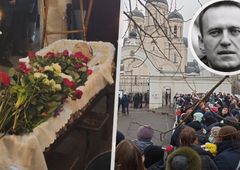 Ostře sledovaný pohřeb Navalného: Rakev je v zemi. &#039;Putin vrah!&#039; skanduje se a první zatčený   