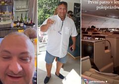Patrik Hezucký: Business třída v patře letadla a plný bar alkoholu! 