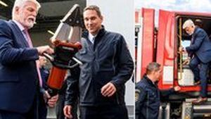 Pavel na severozápadě Čech: Popadl obří hasičské kleště! Pak zamířil za dětmi Pavel na severozápadě Čech: Popadl obří hasičské kleště! Pak zamířil za dětmi