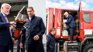 Pavel na severozápadě Čech: Popadl obří hasičské kleště! Pak zamířil za dětmi Pavel na severozápadě Čech: Popadl obří hasičské kleště! Pak zamířil za dětmi