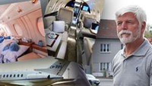 Pavlova cesta mezi Marokem a Českem soukromým tryskáčem: Luxus i ambulance! Pavlova cesta mezi Marokem a Českem soukromým tryskáčem: Luxus i ambulance!