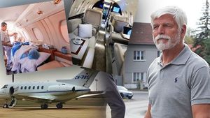 Pavlova cesta mezi Marokem a Českem soukromým tryskáčem: Luxus i ambulance! Pavlova cesta mezi Marokem a Českem soukromým tryskáčem: Luxus i ambulance!