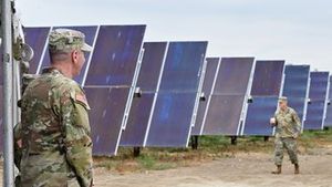 Pentagon chce elektřinu ze solárů, nad kterými slunce nikdy nezapadne Pentagon chce elektřinu ze solárů, nad kterými slunce nikdy nezapadne