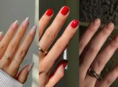 Perleťová francouzská manikúra i klasická rudá: 39 tipů na svatební nehty