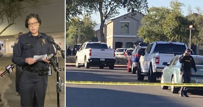 Při zásahu v americkém Phoenixu bylo postřeleno pět policistů. (11.2.2022)