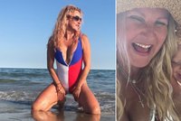 Konečně sexy dovolená! „Vlastenka“ Vendula Pizingerová (50) u moře tasila vnady