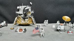 Plastikový model Airfix: Postavte si lunární modul z mise Apollo 11 Plastikový model Airfix: Postavte si lunární modul z mise Apollo 11