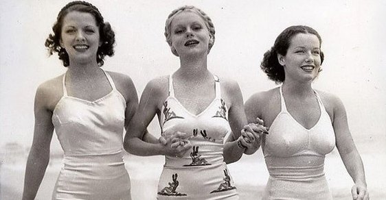 Nejlepší plavky ve 20. a 30. letech minulého století. Už tehdy to bylo sexy