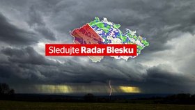 Na Česko se ženou bouřky a intenzivní déšť, sledujte radar Blesku. Kde platí výstraha?