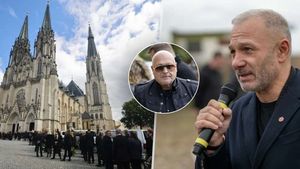 Pohřeb podnikatele Morávka: S miliardářem se loučil miliardář i Michal David! Pohřeb podnikatele Morávka: S miliardářem se loučil miliardář i Michal David!