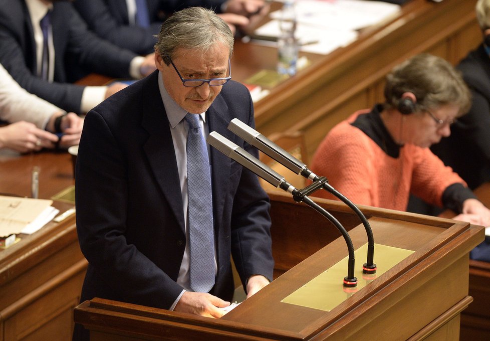 Sněmovna menšinové vládě Andreje Babiše důvěru nedala. V debatě vystoupil i Martin Strpnický (ANO)