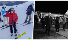 Prezidentský pár na cestě v Lucembursku: První dáma ke knížeti zamířila rovnou z lyží