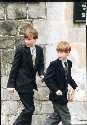Královští bratři v době dětství. 