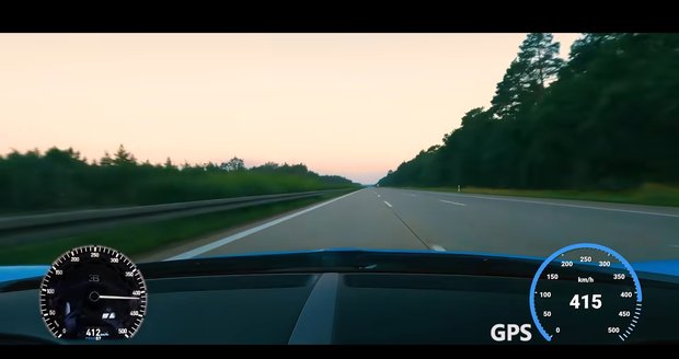 Jeden z nejbohatších Čechů Radim Passer provedl rychlostní test svého auta Bugatti Chiron Sport na německé dálnici. Vytáhl to až na 417 km/h!