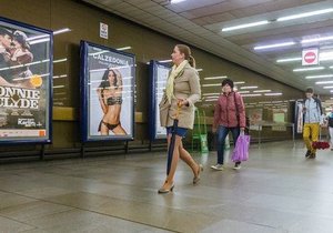 Advertising space in Prague.