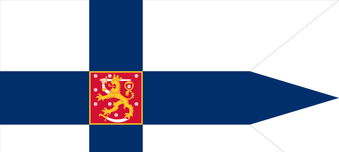 Rusové se pustili do Finů kvůli vlajce, kterou měli údajně v kabině. Finská válečná vlajka má vodorovný pruh zakončený "jazykem"