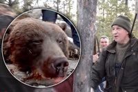 Ruský politik zastřelil bezbranného spícího medvěda. Oslavil tak své narozeniny