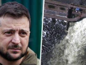 Rusové zničili obří Kachovskou přehradu: „Ruští teroristé,“ reaguje ostře Zelenskyj