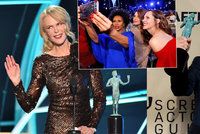 Předávání ocenění SAG: Nicole Kidman v horečkách a dojatý herecký veterán Gary Oldman