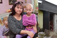 Pětiletou Sandru zabíjí rakovina: Rodině chtějí vzít střechu nad hlavou