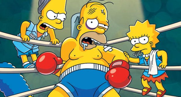Soutěž časopisu Mateřídouška o komiksy Simpsonovi: Komiksový knokaut