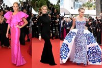 Festival v Cannes rozzářila dlouhonohá Adriana Sklenaříková a elegantní Eva Herzigová!