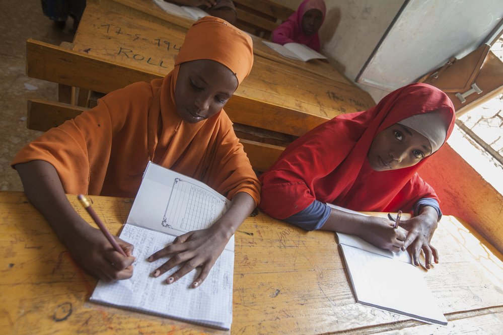 Škola pro sirotky v africkém Somálsku.