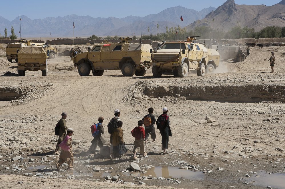 Afghánistán a cesta do školy