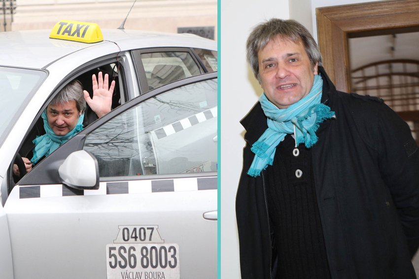 Slávek Boura, bývalá hvězda Novy, se teď živí taxikařením