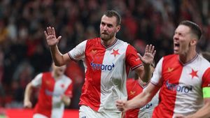 Slavia - Plzeň 2:1. Divoký závěr šlágru! Opakovala se penalta, rozhodl Chorý