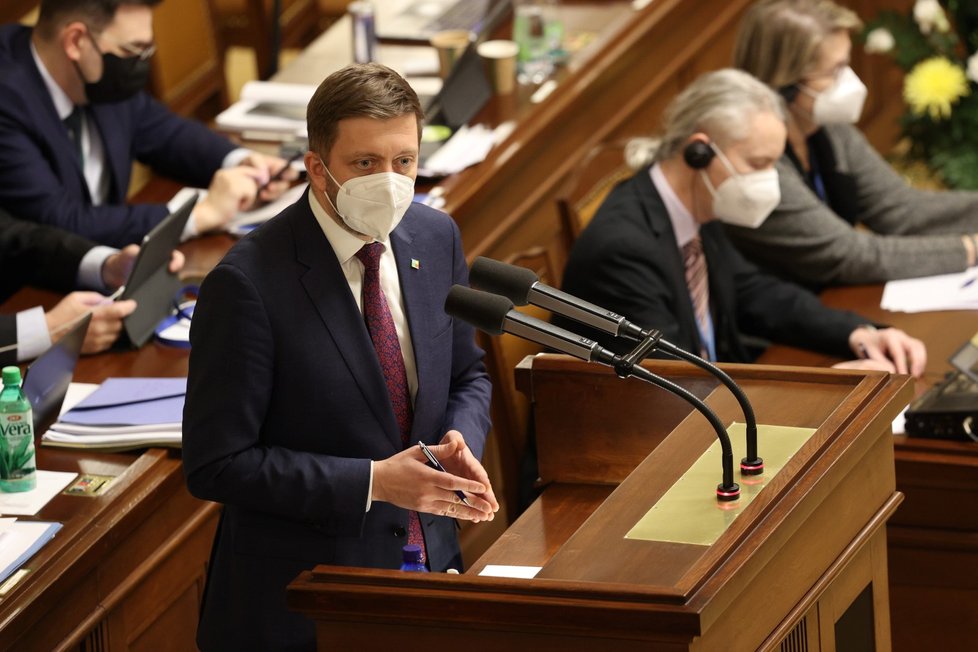 Sněmovna hlasuje o důvěře: Ministr vnitra Vít Rakušan (STAN) (12.1.2022)