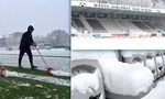 Sněžení ruší fotbal! Dnes zbývá jediný zápas, ruší se i nedělní šlágr
