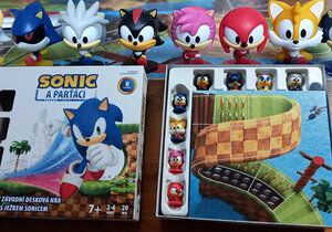 Desková hra Sonic a parťáci.