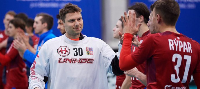 Zkušený brankář Martin Beneš při svém reprezentačním debutu na MS vychytal nulu proti Němcům