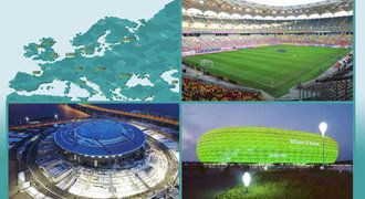 Kde se hraje EURO 2021? Britské chrámy, vzdálené Baku i Budapešť